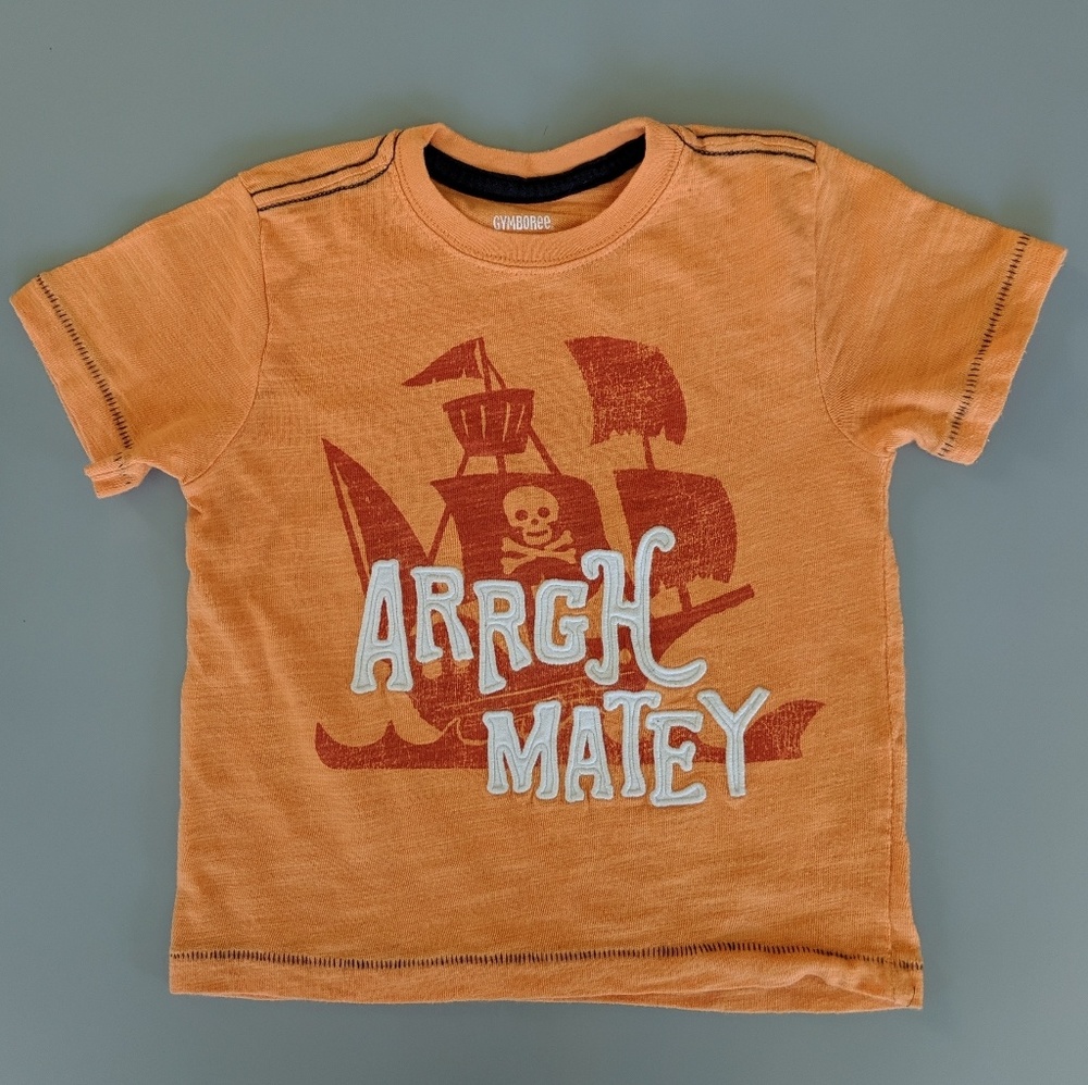 Gymboree Baby Orange Pirate Tee